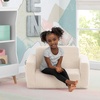 image:imageDelta Children Cozee FlipOut Sherpa 2in1 Convertible Chair to Lounger for Kids PinkCream