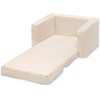 image:imageDelta Children Cozee FlipOut Sherpa 2in1 Convertible Chair to Lounger for Kids PinkCream