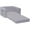 image:imageDelta Children Cozee FlipOut Sherpa 2in1 Convertible Chair to Lounger for Kids PinkGrey