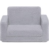 image:imageDelta Children Cozee FlipOut Sherpa 2in1 Convertible Chair to Lounger for Kids PinkGrey