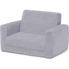 image:imageDelta Children Cozee FlipOut Sherpa 2in1 Convertible Chair to Lounger for Kids PinkGrey