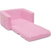 image:imageDelta Children Cozee FlipOut Sherpa 2in1 Convertible Chair to Lounger for Kids PinkPink