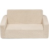 image:imageDelta Children Cozee FlipOut Sherpa 2in1 Convertible Sofa to Lounger for Kids Cream