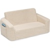 image:imageDelta Children Cozee FlipOut Sherpa 2in1 Convertible Sofa to Lounger for Kids Cream