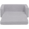 image:imageDelta Children Cozee FlipOut Sherpa 2in1 Convertible Sofa to Lounger for Kids GreyGrey