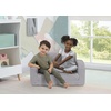 image:imageDelta Children Cozee FlipOut Sherpa 2in1 Convertible Sofa to Lounger for Kids GreyGrey