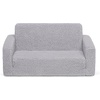 image:imageDelta Children Cozee FlipOut Sherpa 2in1 Convertible Sofa to Lounger for Kids GreyGrey