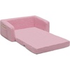 image:imageDelta Children Cozee FlipOut Sherpa 2in1 Convertible Sofa to Lounger for Kids GreyPink