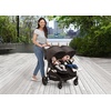 image:imageDelta Children Cruzer Double Stroller  Lightweight Side by Side with Reclining Seats Extendable Canopies and Flat Fold Black