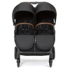 image:imageDelta Children Cruzer Double Stroller  Lightweight Side by Side with Reclining Seats Extendable Canopies and Flat Fold Black