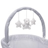 image:imageDelta Children Curve Bassinet WhiteGrey
