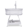 image:imageDelta Children Curve Bassinet WhiteGrey