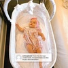 image:imageDelta Children Curve Bassinet WhiteGrey
