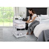 image:imageDelta Children Curve Bassinet WhiteGrey