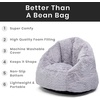 image:imageDelta Children Delta Home Adult Lounge Fluffy Foam Filled Living Rooms amp DormsBetter Than A Bean Bag Chair Grey 1 Count Pack of 1