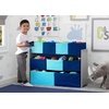 image:imageDelta Children Deluxe MultiBin Toy Organizer with Storage Bins GreyBlue BinsGreyBlue Bins