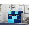image:imageDelta Children Deluxe MultiBin Toy Organizer with Storage Bins GreyBlue BinsGreyBlue Bins