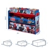 image:imageDelta Children Deluxe MultiBin Toy Organizer with Storage Bins GreyBlue BinsMarvel SpiderMan