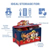 image:imageDelta Children Deluxe Toy Box DisneyPixar CarsPAW Patrol
