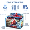 image:imageDelta Children Deluxe Toy Box DisneyPixar CarsSpiderMan