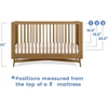 image:imageDelta Children Dylan 4in1 Convertible Crib AcornAcorn