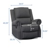 image:imageDelta Children Dylan Nursery Recliner Glider Swivel Chair Charcoal
