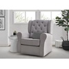 image:imageDelta Children Emerson Upholstered Glider Swivel Rocker Chair Dove Grey with Soft Grey WeltDove Grey With Soft Grey Welt