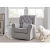 image:imageDelta Children Emerson Upholstered Glider Swivel Rocker Chair Dove Grey with Soft Grey WeltDove Grey With Soft Grey Welt