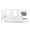 image:imageDelta Children Essex 4in1 Convertible Baby Crib Grey with Natural LegsBianca White