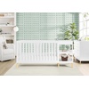 image:imageDelta Children Essex 4in1 Convertible Baby Crib Grey with Natural LegsBianca White
