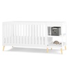 image:imageDelta Children Essex 4in1 Convertible Baby Crib Grey with Natural LegsBianca White