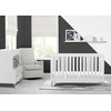 image:imageDelta Children Essex 4in1 Convertible Baby Crib Grey with Natural LegsBianca White