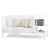 image:imageDelta Children Essex 4in1 Convertible Baby Crib Grey with Natural LegsBianca White