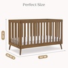 image:imageDelta Children Essex 4in1 Convertible Baby Crib Grey with Natural LegsChestnut