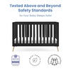 image:imageDelta Children Essex 4in1 Convertible Baby Crib Grey with Natural LegsEbony