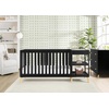 image:imageDelta Children Essex 4in1 Convertible Baby Crib Grey with Natural LegsEbony