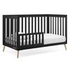 image:imageDelta Children Essex 4in1 Convertible Baby Crib Grey with Natural LegsEbony