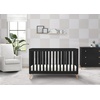 image:imageDelta Children Essex 4in1 Convertible Baby Crib Grey with Natural LegsEbony
