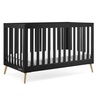 image:imageDelta Children Essex 4in1 Convertible Baby Crib Grey with Natural LegsEbony