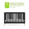 image:imageDelta Children Essex 4in1 Convertible Baby Crib Grey with Natural LegsEbony
