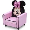 image:imageDelta Children Figural Upholstered Kids Chair Disney Minnie MousePinkWhiteBeigeBlack