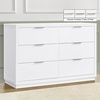 image:imageDelta Children Forever 6 Drawer Dresser Fully Assembled  Classic Collection Light SageBianca White