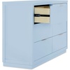image:imageDelta Children Forever 6 Drawer Dresser Fully Assembled  Classic Collection Light SageCloud Blue