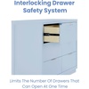image:imageDelta Children Forever 6 Drawer Dresser Fully Assembled  Classic Collection Light SageCloud Blue