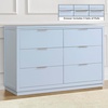 image:imageDelta Children Forever 6 Drawer Dresser Fully Assembled  Classic Collection Light SageCloud Blue