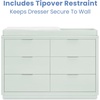 image:imageDelta Children Forever 6 Drawer Dresser Fully Assembled  Classic Collection Light SageLight Sage