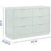 image:imageDelta Children Forever 6 Drawer Dresser Fully Assembled  Classic Collection Light SageLight Sage