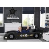image:imageDelta Children Grand Prix Race Car ToddlertoTwin Bed BlueBlack