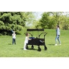 image:imageDelta Children Hercules Stroller Wagon for 2 Kids Versatile Stroller Wagon with Canopy PushPull Handles Cup Holders and Storage Pockets Compact Fold is Great for Travel Black