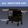 image:imageDelta Children Hercules Stroller Wagon for 2 Kids Versatile Stroller Wagon with Canopy PushPull Handles Cup Holders and Storage Pockets Compact Fold is Great for Travel Black